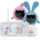 Видеоняня Ramili Baby RV100X2KROSHNUSHA Крошик и Нюша, Малышарики, с креплениями